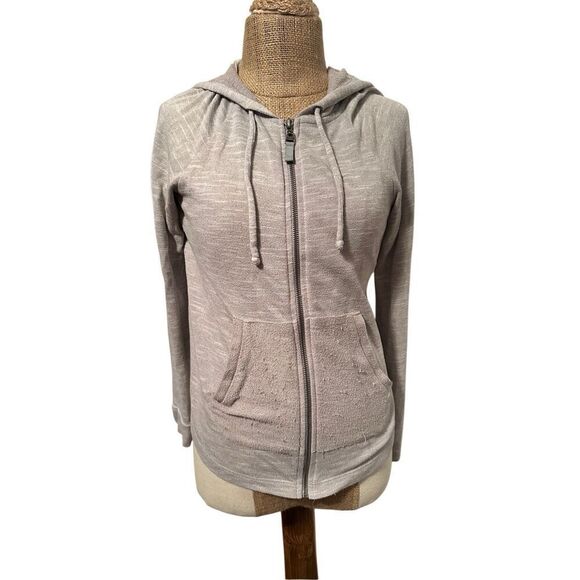Splendid zip up hoodie sz Small lavender purple French terry - Picture 1 of 10